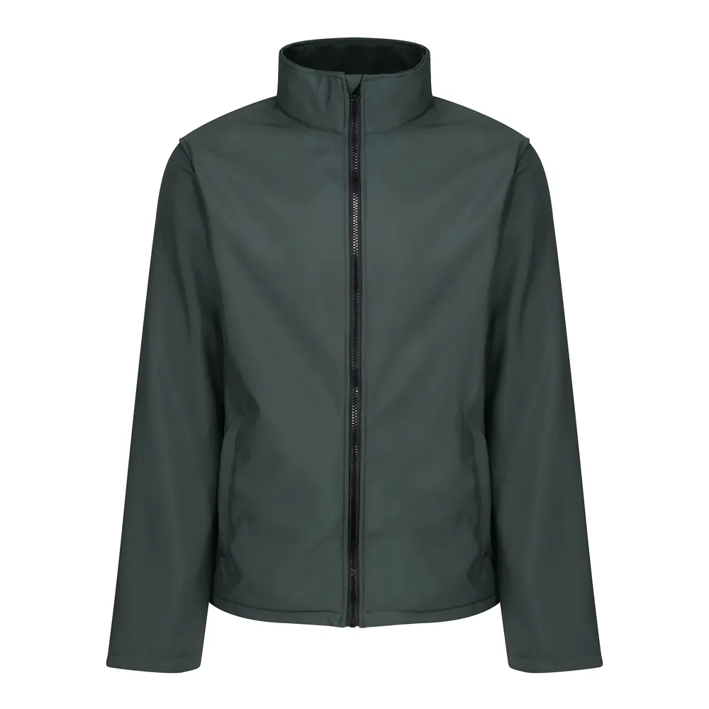 Men’s Softshell Jacket — 5 Colourways — Olive Green, front view