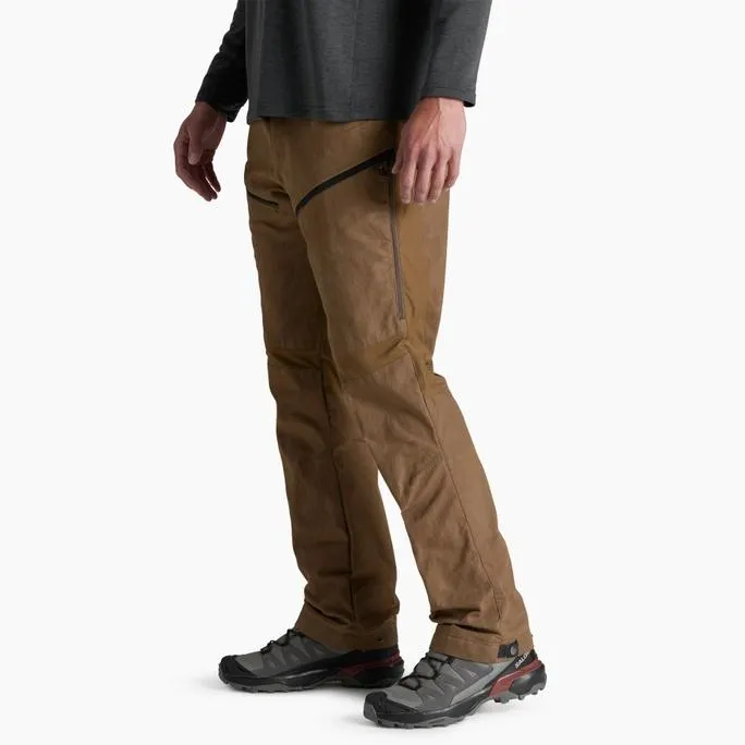 Men’s Softshell Pants — Brown — Brown, side view