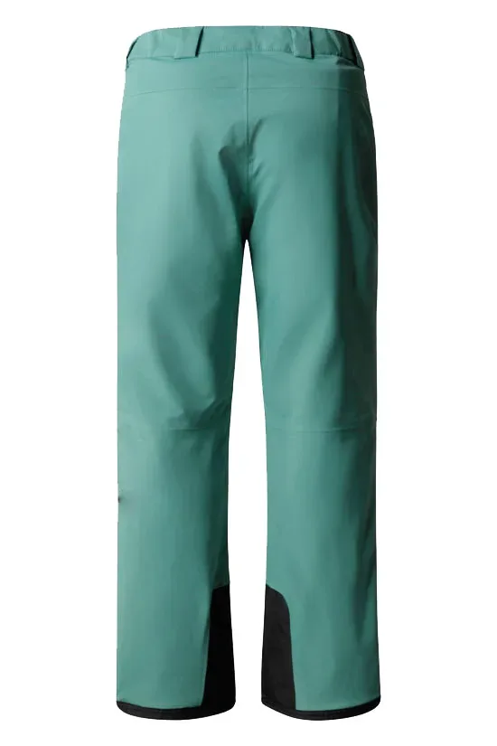 Men's Two-Piece Ski Suit — Green & Black — Green & Black, pants back view