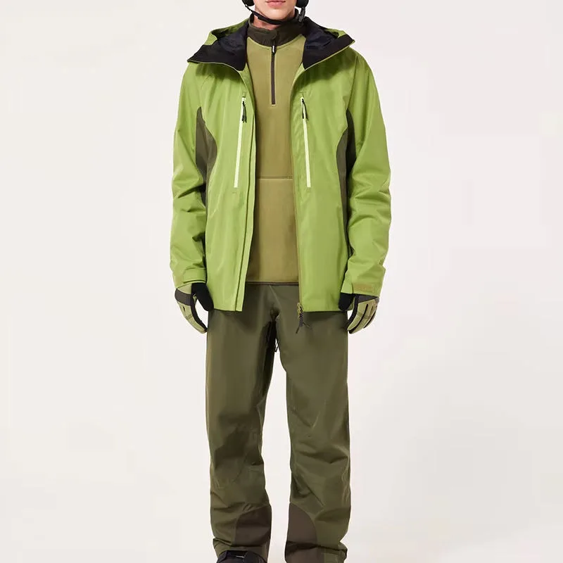 Men's Two-Tone Ski Jacket — Green