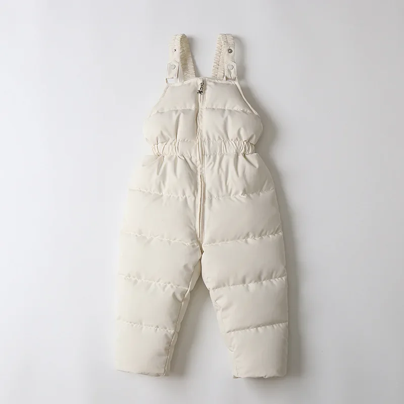 Toddlers' mix and match ski set — White, bib pants