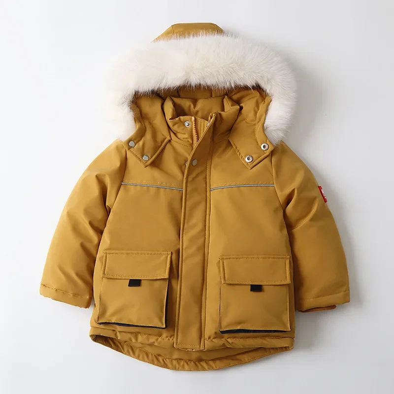 Toddlers' mix and match ski set — Yellow, jacket