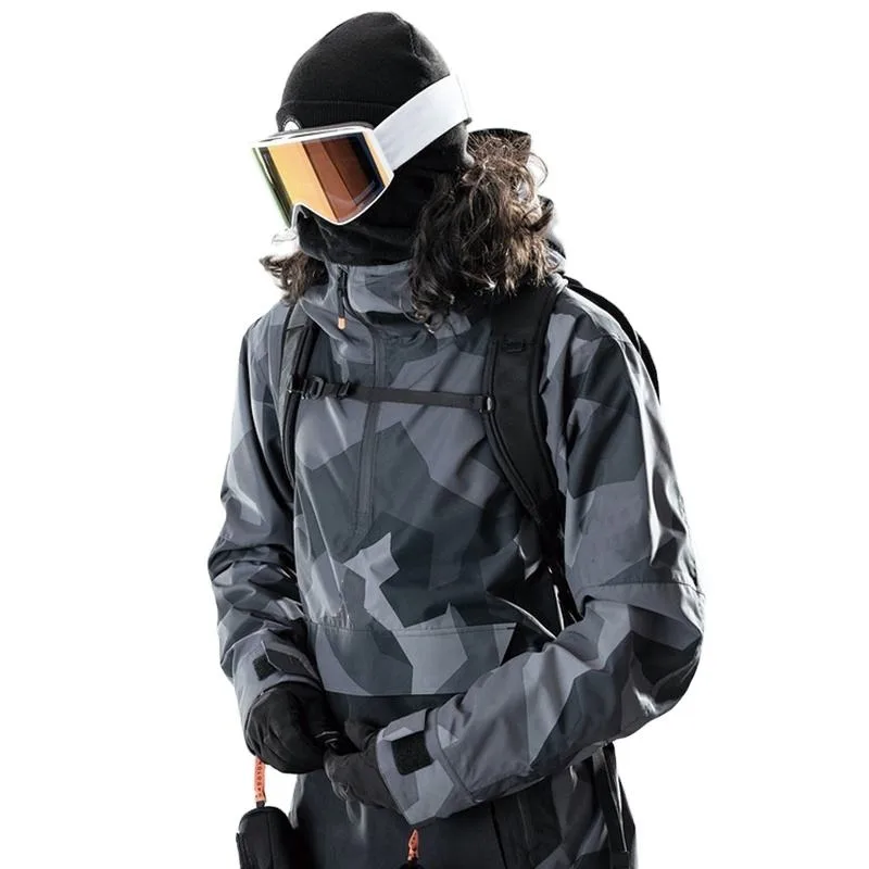 Unisex Camo Softshell Jacket — Black Camo