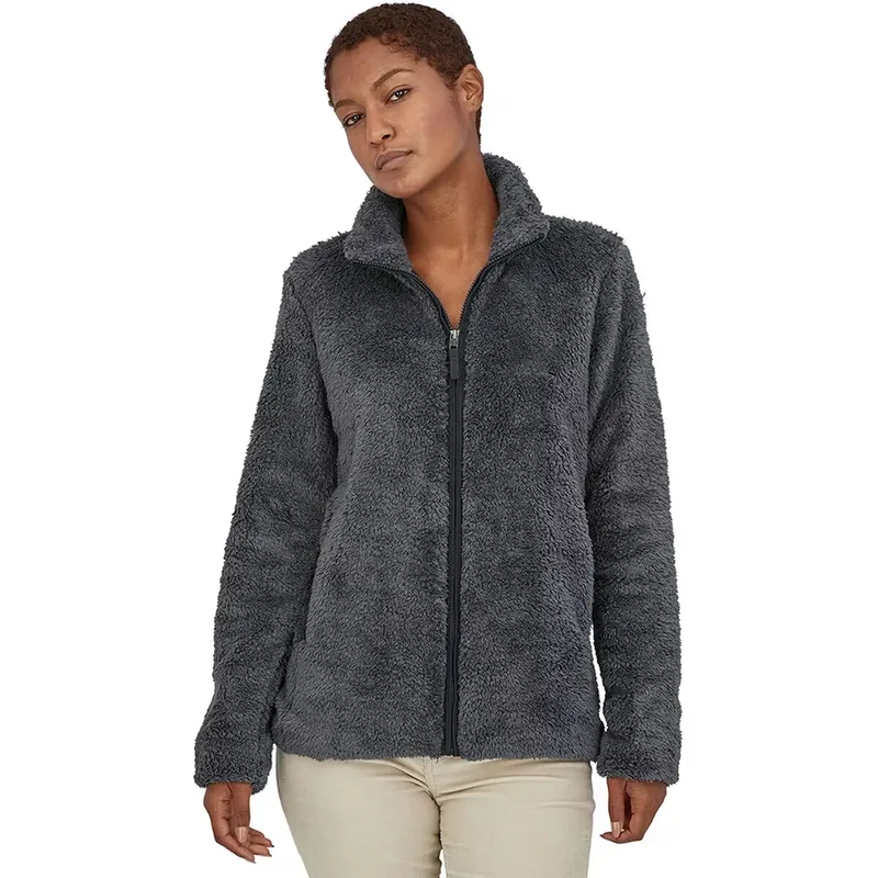 Unisex Charcoal Sherpa Fleece Jacket — 1 Colourway