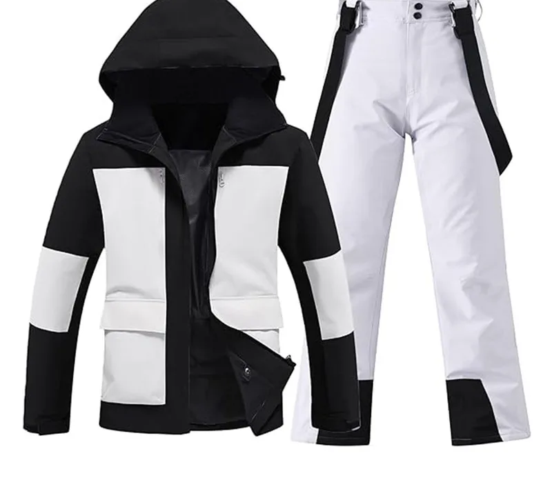 Unisex Colour-Block Ski Suit Set — 4 Colourways