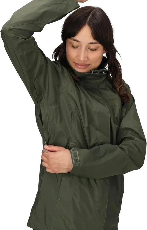 Unisex Hooded Anorak Jacket — 2 Colourways — Dark Green, worn front view