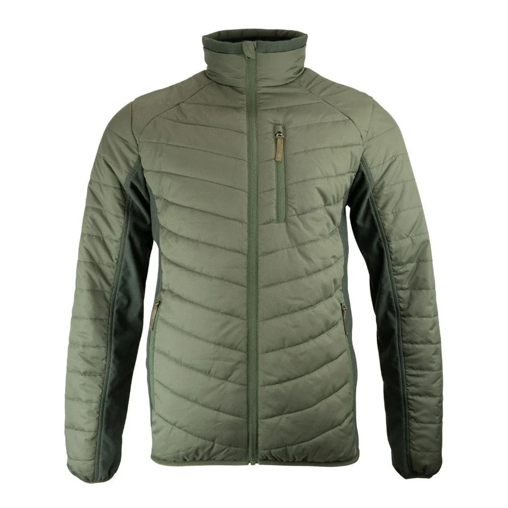 Unisex Hybrid Jacket — Army Green — Army Green, front view