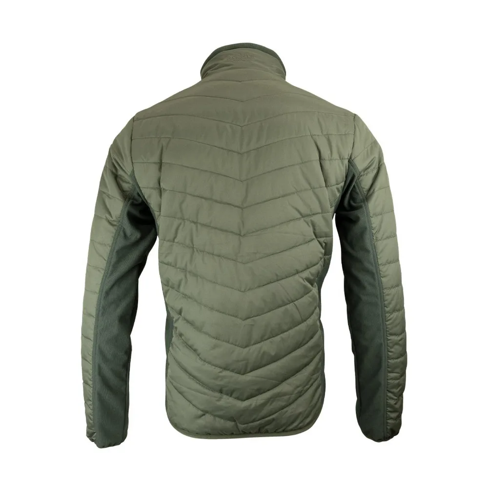 Unisex Hybrid Jacket — Army Green — Army Green, back view