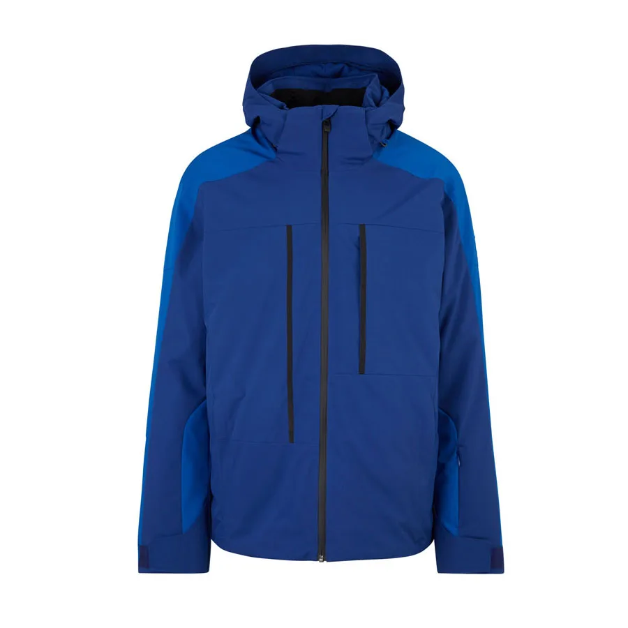 Unisex Insulated Parka — Blue — Blue, front flat view