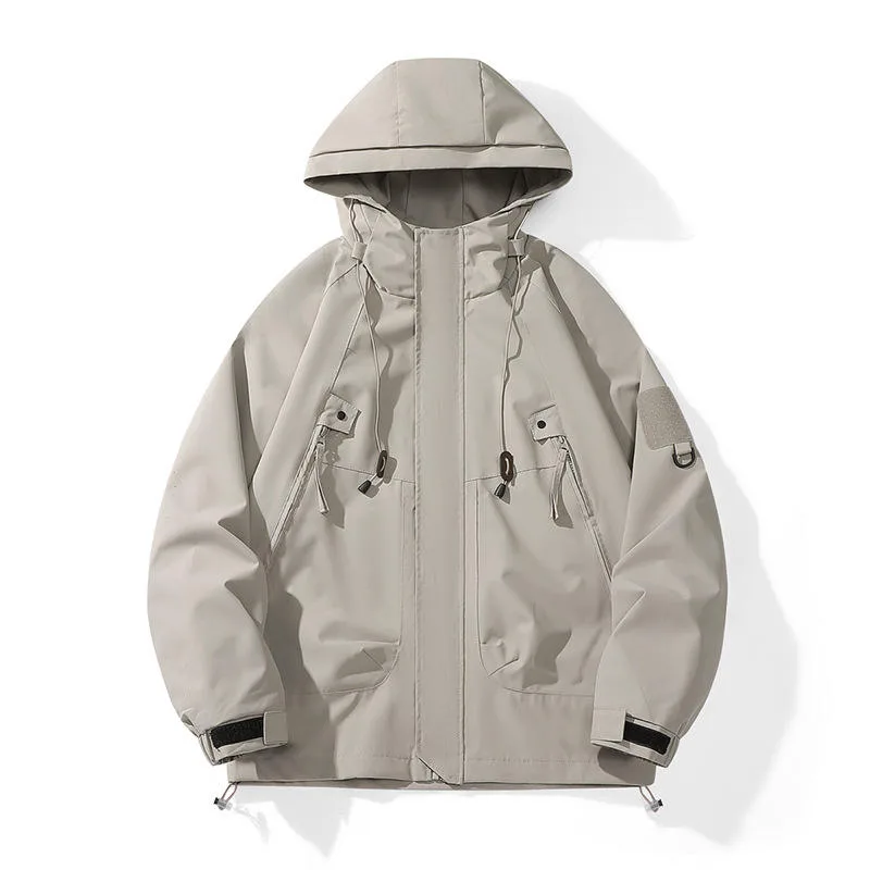 Unisex Plus-Size Hardshell Jacket — 4 Colourways