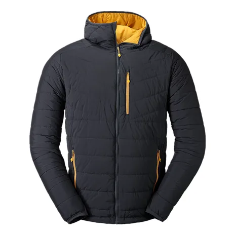 Unisex Puffer Jacket — 4 Colourways — Black, front view