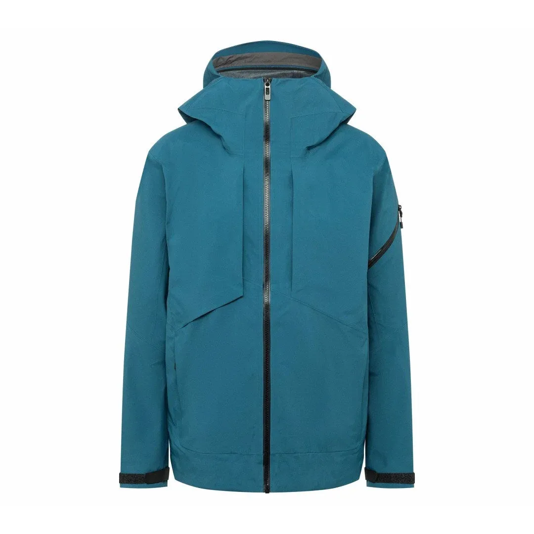 Unisex Ski Jacket — 2 Colourways — Teal, front view
