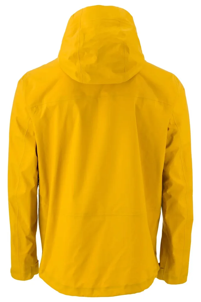 Unisex Ski Jacket — 3 Colourways — Yellow, back view
