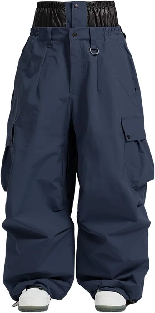 Unisex Ski Pants — 9 Colourways — Navy, front view