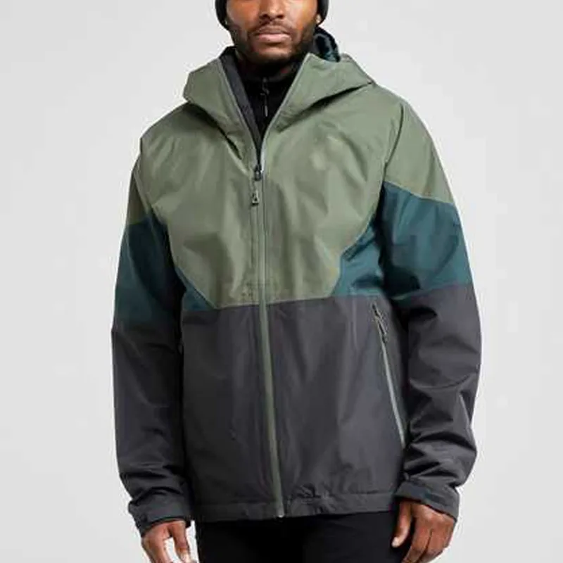 Unisex Softshell Windbreaker — 2 Colourways — Green, front view