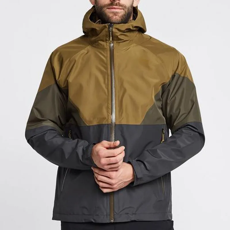 Unisex Softshell Windbreaker — 2 Colourways — Mustard, front view