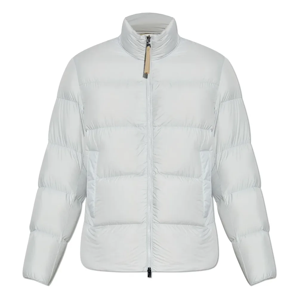Unisex Puffer Jacket — 4 Colourways — Grey, front view