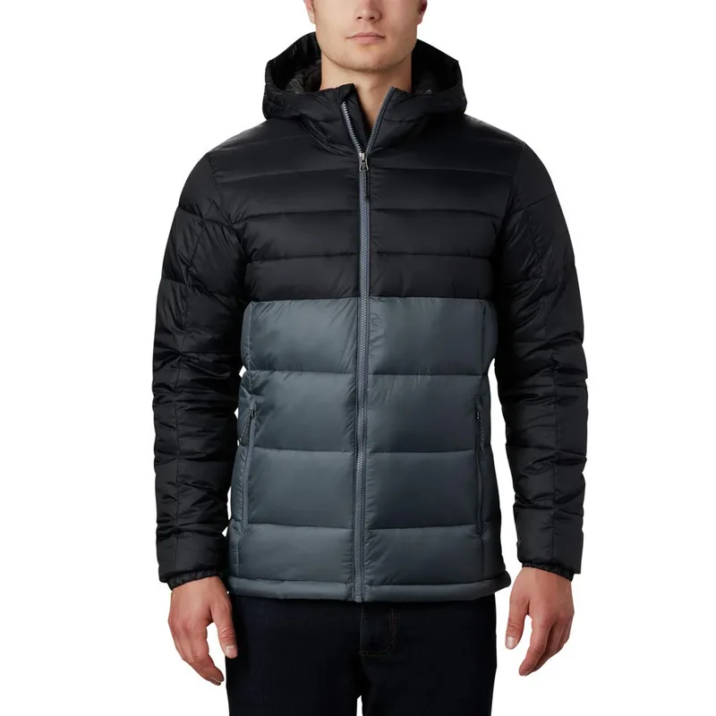 Unisex Two-Tone Hooded Puffer Jacket — 5 Colourways