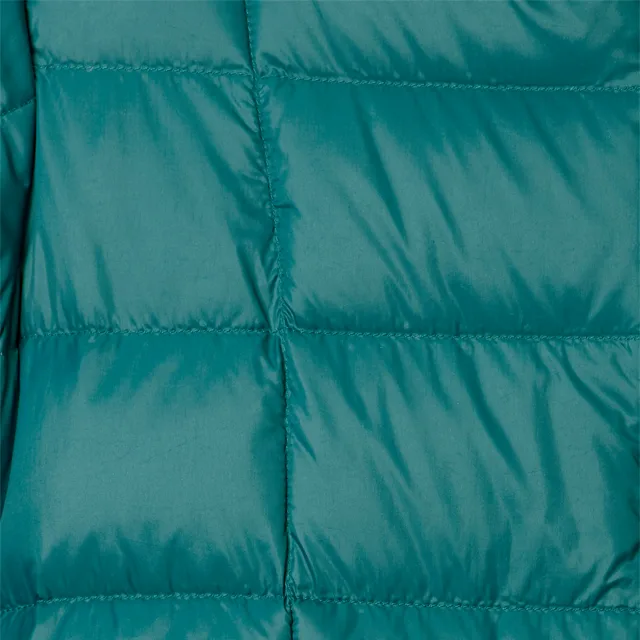 Women’s Lightweight Quilted Jacket — Teal — Teal, quilting close-up