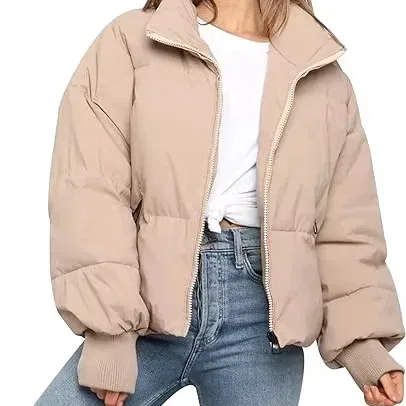 Women's Short Down Puffer Jacket — 4 Colourways