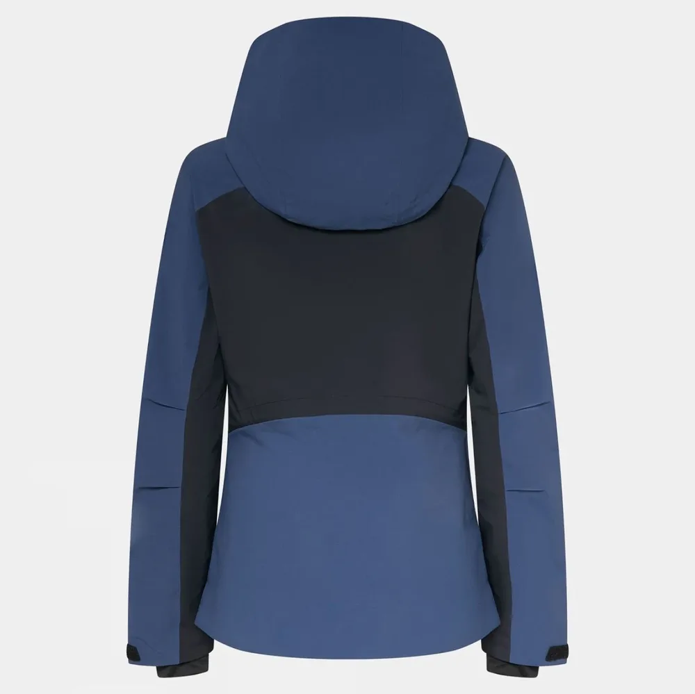 Women's Ski Jacket — Dark Blue — Dark Blue, back view