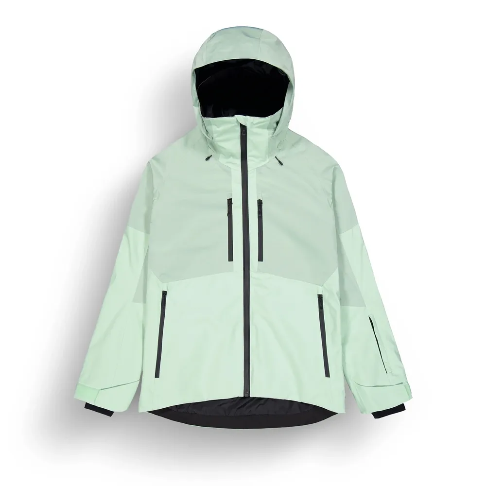 Women's Ski Jacket — Light Green — Light Green, front view