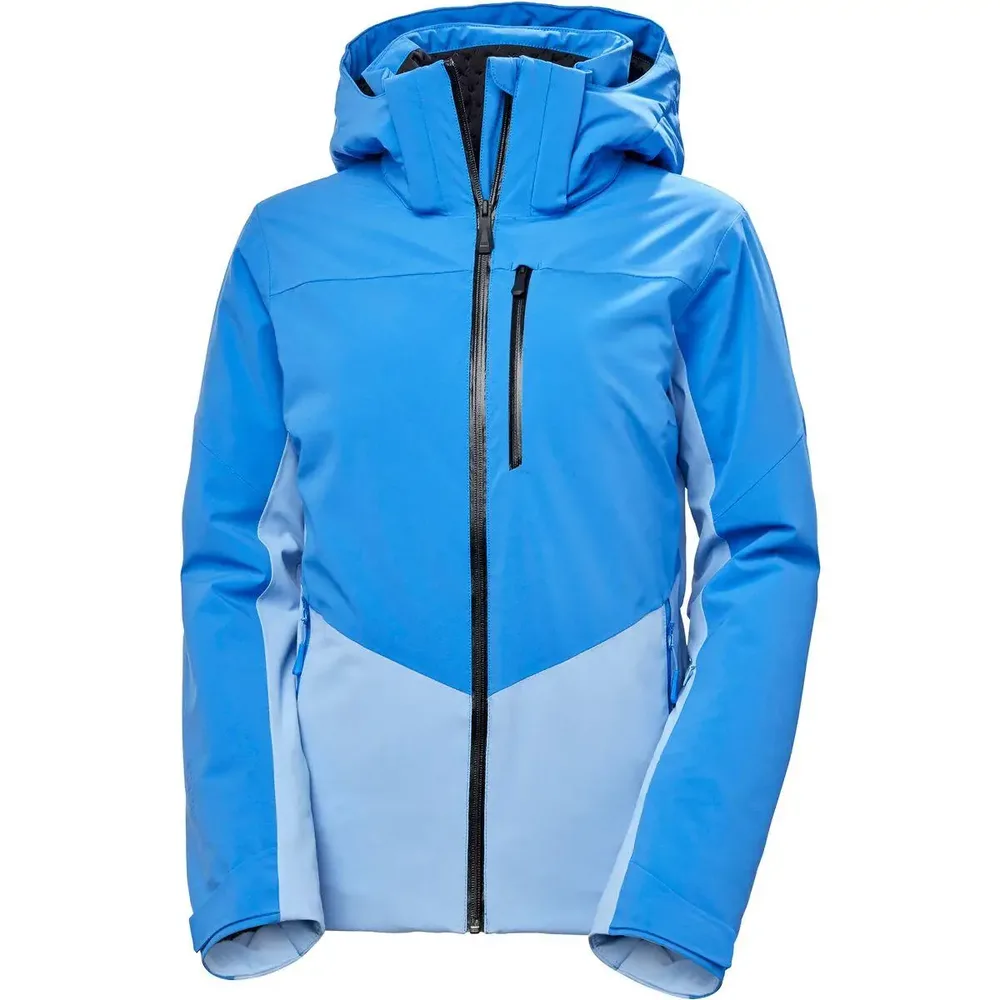 Women's Snowboard Jacket — Blue — Blue / Light Blue, front view