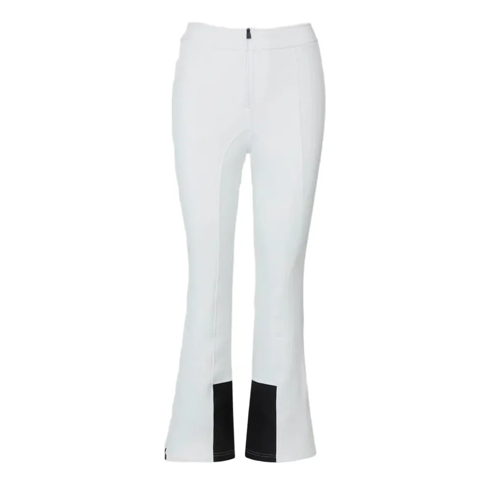 Women's Softshell Ski Pants — 2 Colourways — White, front view