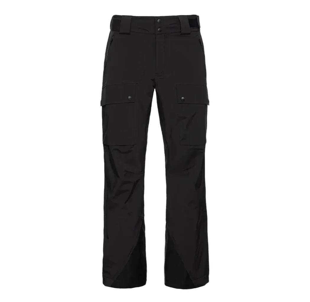Women’s Softshell Ski Pants — 2 Colourways — Black, front view