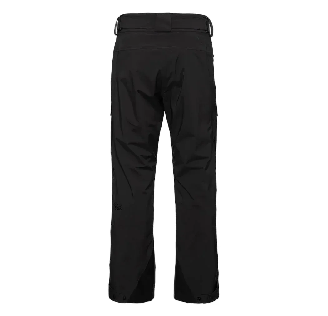Women’s Softshell Ski Pants — 2 Colourways — Black, back view