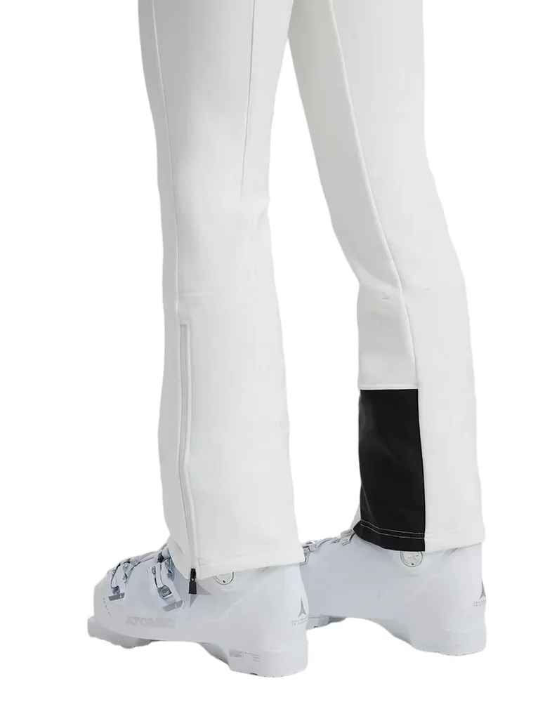 Women's Softshell Ski Pants — 2 Colourways — White, hem and scuff guard detail